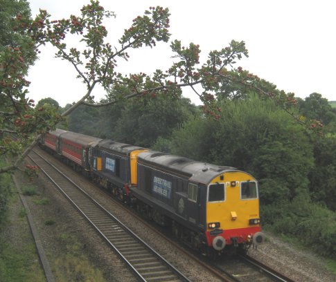 Class 20 railtour passes 	Duffield