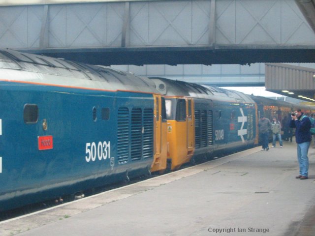 Class 50s at Leicester