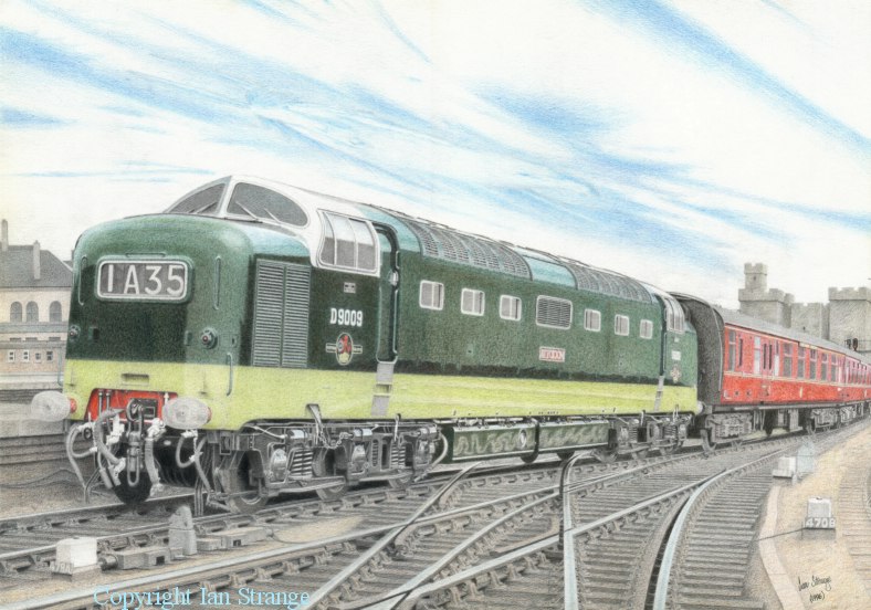 Drawing of Deltic D9009
