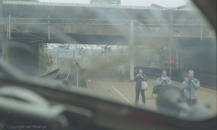 View from a Deltic cab, D9000 at Coventry